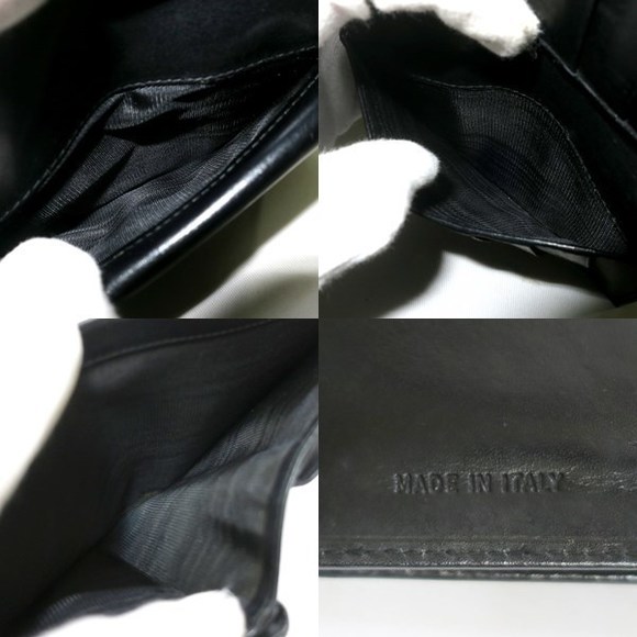 Prada Leather Bifold Wallet Black - Picture 7 of 9